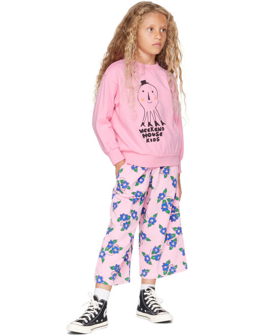 WEEKEND HOUSE KIDS Kids Pink Octopus Sweatshirt