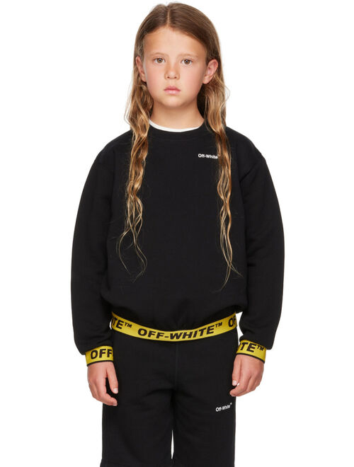 OFF-WHITE Kids Black Industrial Sweater