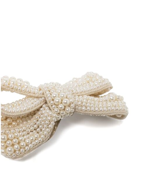 Jennifer Behr Bella pearl-embellished flip clip