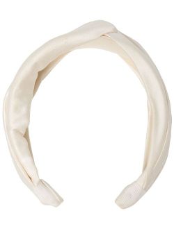 silk satin twist headband