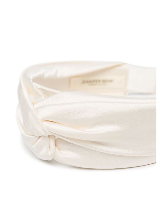 Jennifer Behr silk satin twist headband