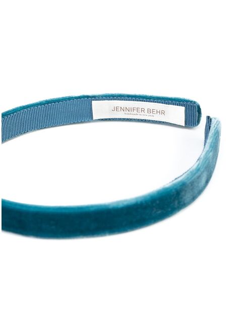 Jennifer Behr Lacey velvet headband