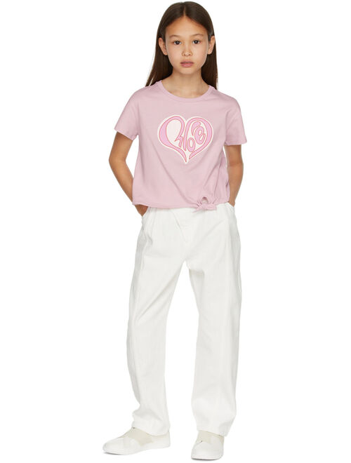 CHLOE Kids Purple & Pink Heart T-Shirt