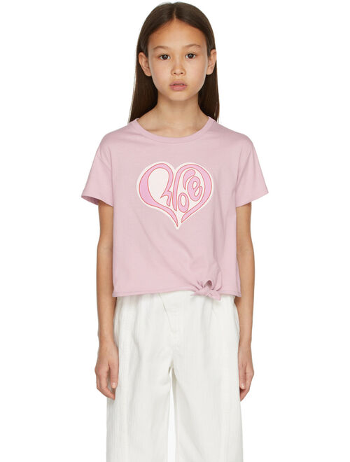 CHLOE Kids Purple & Pink Heart T-Shirt