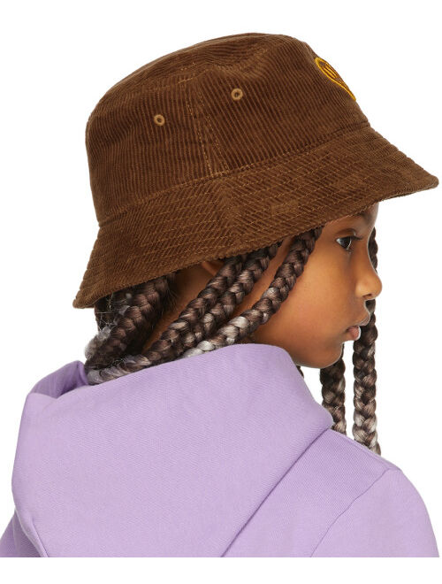 DREW HOUSE SSENSE Exclusive Kids Brown Painted Mascot Bucket Hat