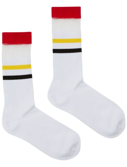 JW Anderson striped ribbed socks