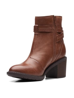 Scene Star Women's Leather Ankle Boots