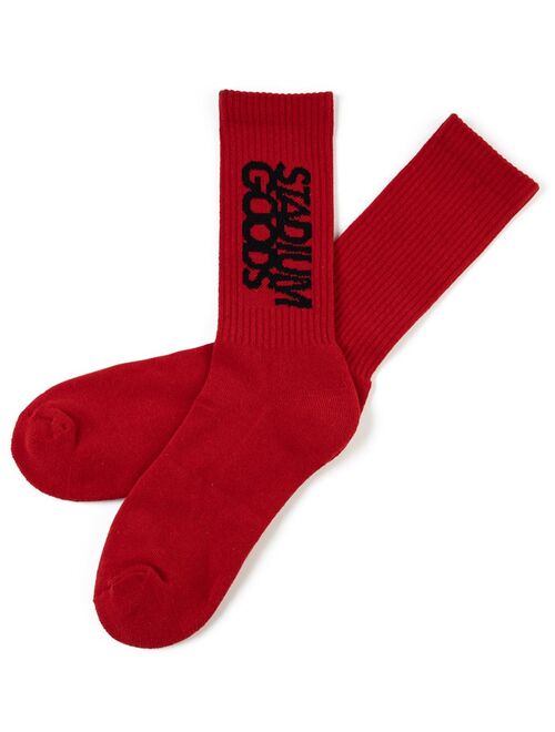 STADIUM GOODS embroidered logo socks