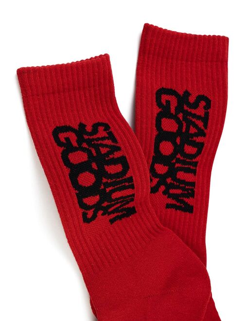 STADIUM GOODS embroidered logo socks