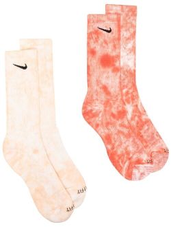 two-pack swoosh-print socks