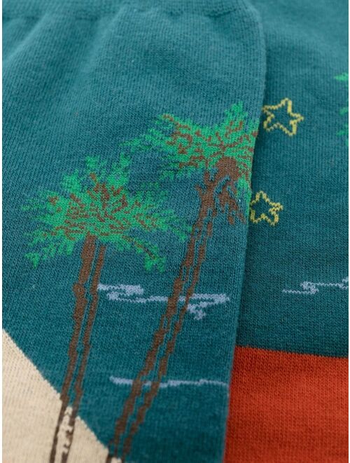 Paul Smith patterned intarsia knit socks