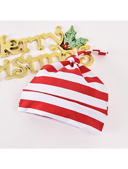 Aalizzwell Infant Baby Boys Girls My First Christmas Outfit Xmas Romper Elf Santa Clothes