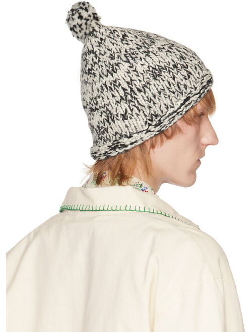 BODE Black & White Gluckow Beanie