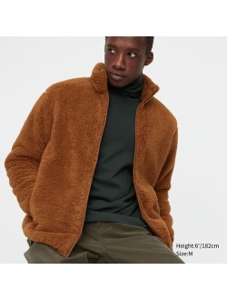 Fluffy Yarn Fleece Full-Zip Jacket