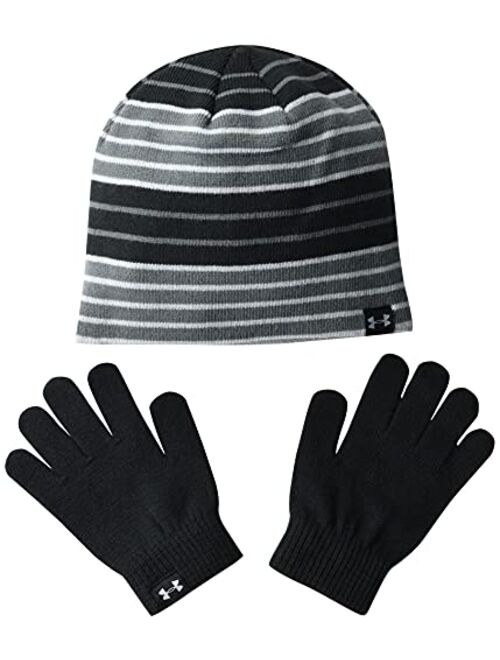 Under Armour Girls' Beanie Glove Combo