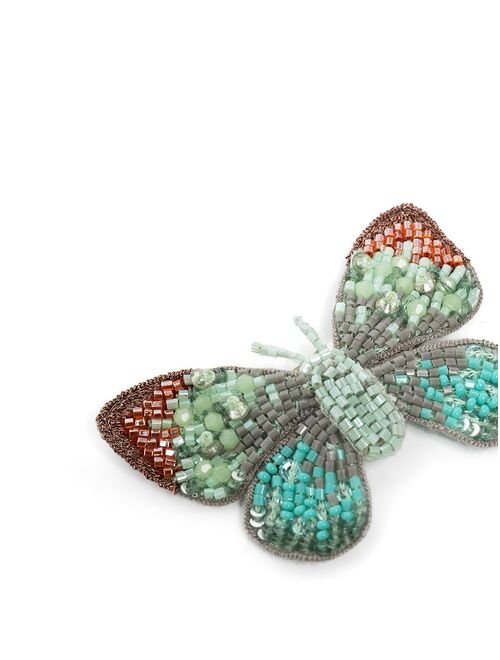 Jennifer Behr Okeley sequin-embellished butterfly clip