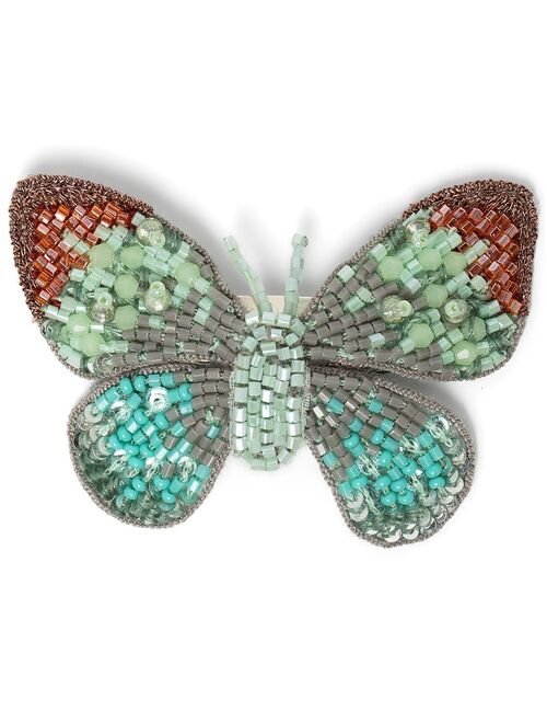 Jennifer Behr Okeley sequin-embellished butterfly clip