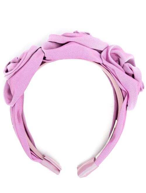 Jennifer Behr floral-motif wide headband