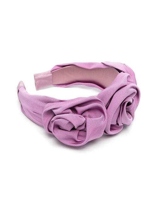 Jennifer Behr floral-motif wide headband