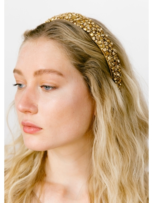 Jennifer Behr Earla crystal-embellished headband