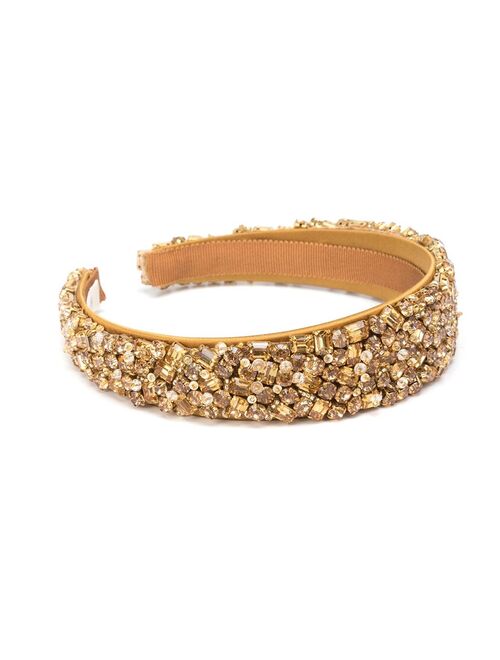 Jennifer Behr Earla crystal-embellished headband