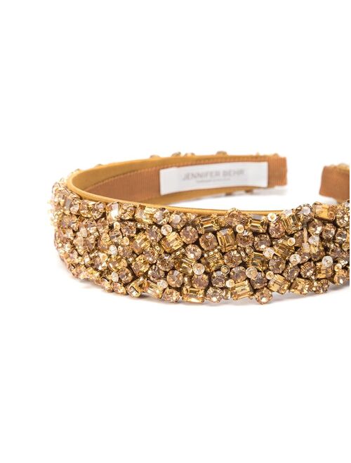 Jennifer Behr Earla crystal-embellished headband