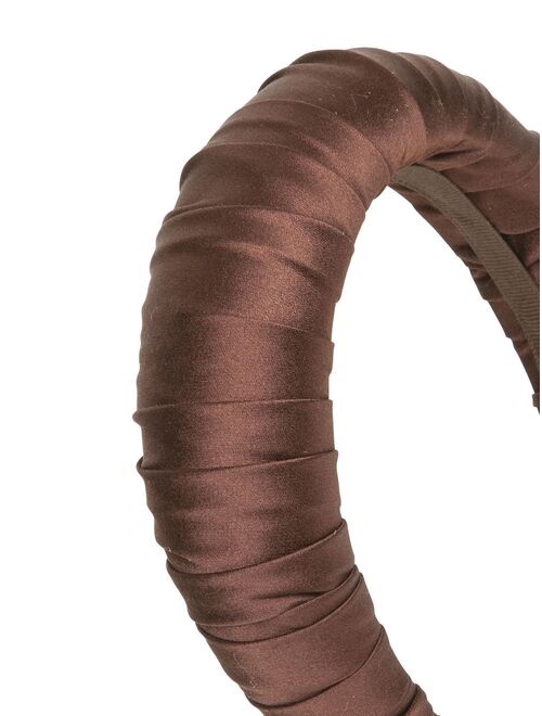 Jennifer Behr Mirren satin headband