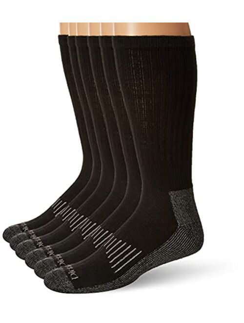 Dickies Men's Heavyweight Cushion Compression Work Crew Socks (3 & 6 Pairs)