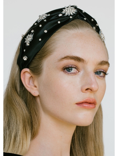 Jennifer Behr Orion crystal-embellished hair band