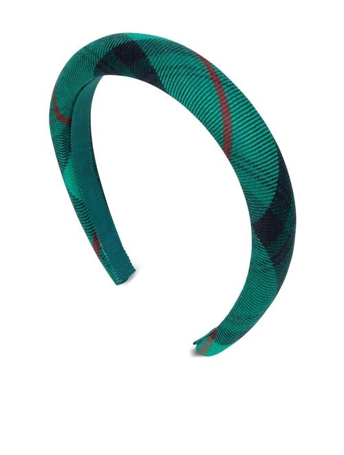 Jennifer Behr Rowan check-pattern headband