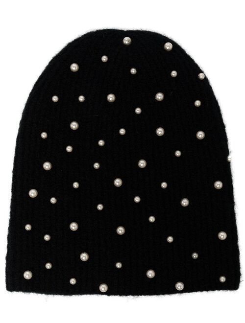 Jennifer Behr Coco pearl-embellished beanie