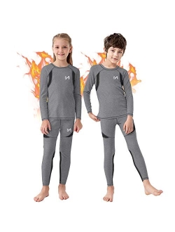 MEETYOO unisex-child Boys and Girls Thermal Underwear Set