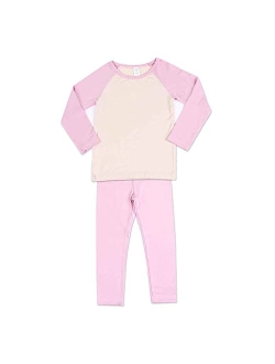 Better4Babies Modal Cotton Thermal Long Underwear Set Breathing Base Layer Long John Pajama for Boy Girl Toddler