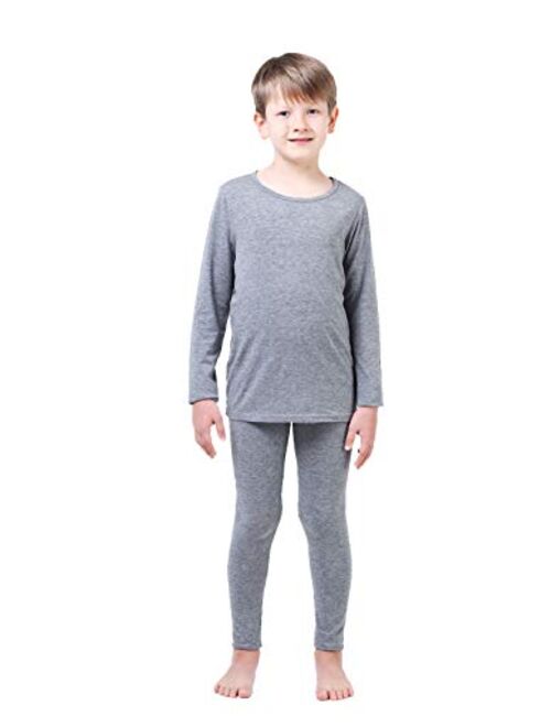 Better4Babies Modal Cotton Thermal Long Underwear Set Breathing Base Layer Long John Pajama for Boy Girl Toddler