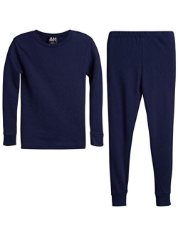 Arctic Hero Boys 2-Piece Thermal Warm Underwear Top and Pant Set