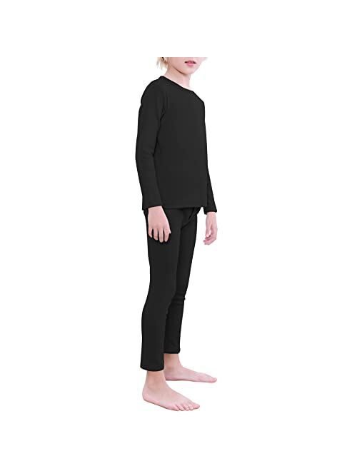 American Trends Boys Thermal Underwear Set Long Johns for Boys Fleece Lined Kids Long Underwear Winter Cothes