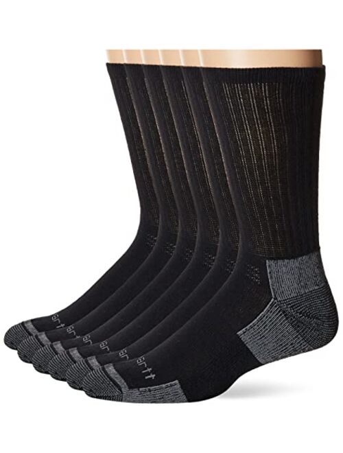 Carhartt mens Midweight Cotton Blend Sock 3 Pack