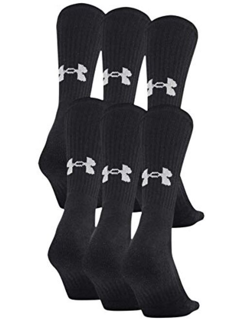 Under Armour Adult Training Cotton Crew Socks, Multipairs