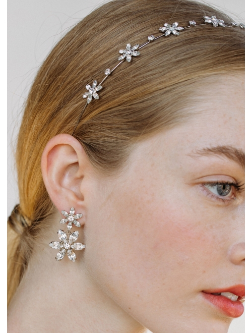 Jennifer Behr Audrey flower earrings