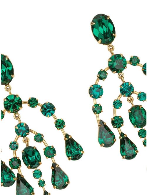 Jennifer Behr Annastasia crystal-embellished earrings