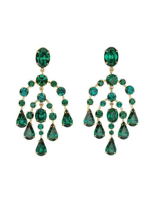 Jennifer Behr Annastasia crystal-embellished earrings