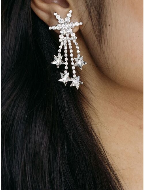 Jennifer Behr Rhiannon crystal-embellished earrings