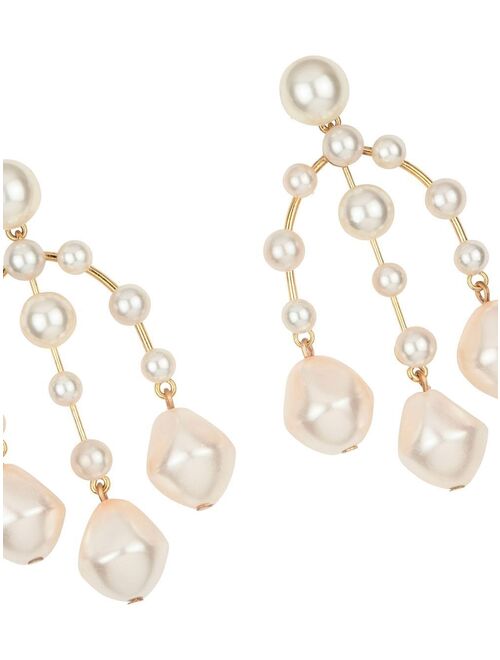 Jennifer Behr Dara pearl chandelier earrings