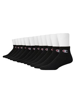 Mens Socks, Ankle Socks, Cushioned Athletic Socks, 6 and 12 Pairs Pack