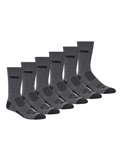 mens 6 Pack Crew Socks