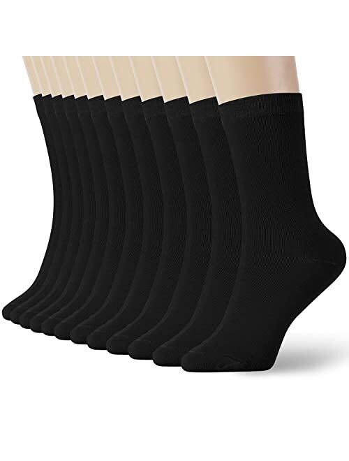 K-LORRA Women Men Casual Cotton Socks Black White Grey