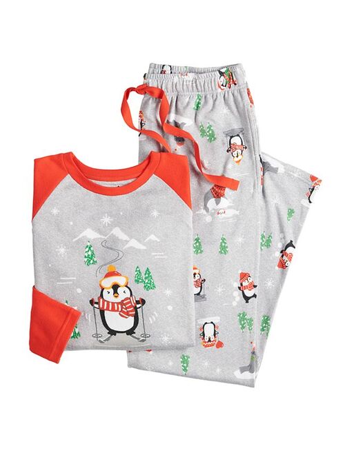 Men's Jammies For Your Families Penguin & Friends Pajama Set by Cuddl Duds