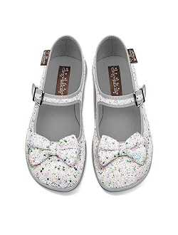 Hot Chocolate Design Chocolaticas Vintage Canvas Women's Mary Jane Flat Shoes