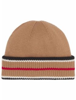 Icon Stripe beanie hat
