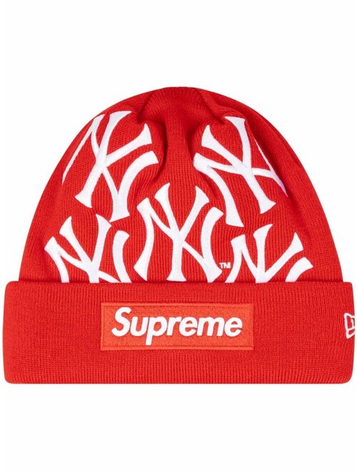 Supreme x New York Yankees x New Era Box Logo beanie "FW21"